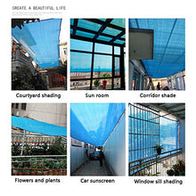 Rete ombreggiante HUAHUA Tenda a Vela Outdoor Rettangolare Tenda A Vela, Encrypted Protezione Solare E Anti-UV Cortile Serra Isolamento di Rete, Blu, 23 Formati (Size : 8x10m)