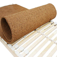 MW.Shop.24 - Coprimaterasso in fibra di cocco di alta qualità per rete a doghe (160 x 190 cm), traspirante, anti allergeni, antiacaro, prodotto in UE