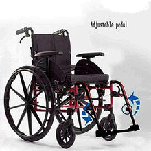 Carrozzine Semoventi, Carrello Portatile in Lega di Alluminio Super Leggero da Viaggio, Portatile Pieghevole Incontra L'Ergonomia con Sistema Frenante Pneumatico Gonfiabile Carrello per Anziani/Dis