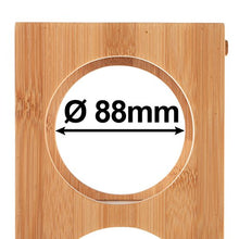 Gräfenstayn® 30543 cremagliera del vino CUBE - impilabile in legno di bambù per 5 bottiglie di vino per posizionare, collocazione o per montaggio a parete, ampliabile, Dimensioni 13,5x12x53 cm