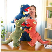 Giocattolo del fumetto della peluche bambola animale dinosauro per i bambini del regalo di compleanno della decorazione della casa Forniture Dimensioni 48 cm Blu