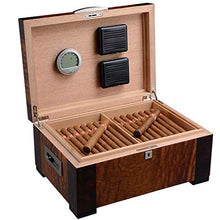 Cigar Box, Cigar Humidor, Portatile Cigar Humidor, Legno di Cedro Cigar Box, Grande capacità può Tenere 100 Alta qualità (Size : 38x29x16cm)
