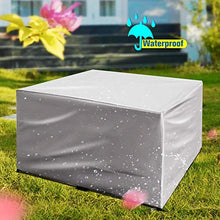 xiegons3 Mobili da Giardino Cover, Grande Patio Set Cover Impermeabile Quadrato da Esterno Mobili Copertura per Tavolo Sedie Vimini Mobili Cover Protettivo Patio Mobili Cover