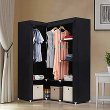 Armadio ad angolo sportivo Armadio pieghevole in tela Armadio Scaffali Scaffali 169 x 130 x 45 cm in vari colori