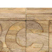 SKM Mobile Alfabeto 6 Cassetti 120x35x79 cm Legno Massello Mango