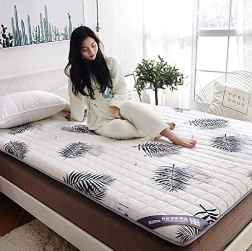 YOLL Materasso Tatami Giapponese Ispessimento Materasso Futon Pieghevole in Peluche, Materassi Letto futon Soggiorno Tappetino Yoga Tappetino Universale Quattro Stagioni Pelo Letto Pigro
