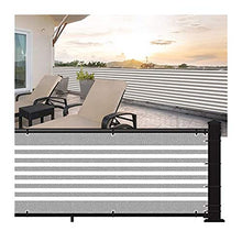 XJJUN Copertura per Schermo Privacy per Balcone, Telo Ombreggiante Impermeabile, Resistente agli Agenti Atmosferici, Utilizzato per Ringhiere di Appartamenti, Recinzioni da Giardino Basse