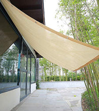 Telo Ombreggiante, Vela Parasole Beige per Copertura per Tettoia/Gazebo Pergola, Tendalino Parasole per Auto Realizzato in Polietilene di Alta qualità, Effetto Protezione Solare 90%, Antipolvere e A