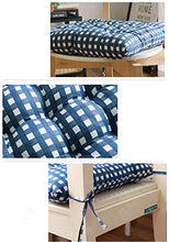 LucaSng - Set di 4 cuscini per sedia, 40 x 40 x 7 cm, per interni ed esterni, in 100% cotone, imbottitura spessa, colore: grigio chiaro