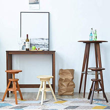 WSDSX Sedia da Ufficio Sedia da Wine Bar, Sgabello da Bar in Legno massello Sedia da Bar Girevole per Ascensore da casa Sedia da Bar Creativa Sedia Girevole Sgabello Alto Sedia Girevole (Colore: M