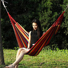 MEILUAIMU Ice Mesh Hammock Altalena Singola Antiaderente a Strisce Rosse 280 * 80 con Custodia in Corda Amaca da Esterno antiribaltamento