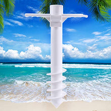 Base per Ombrellone A Spirale, Base per Ombrellone in Plastica per Coclea, Supporto per Ombrellone Portatile, Design A Spirale, Stabile, Portaombrelli per Esterno Per Spiaggia/ Giardino, Portaombrelli