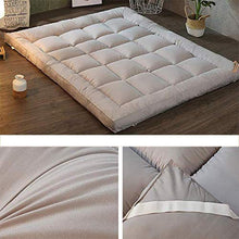 Z&HA Spesso Tatami coprimaterasso, Traspirante Giapponese Piano Materasso futon Pad, Pieghevole Tatami Tappetino Trapuntato Morbido Pelo Materasso,C,120x200cm