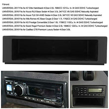 Scatola portaoggetti per radio, scatola portaoggetti per radio CD stereo per auto singolo Din, organizer interno interno adatto