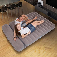 Lettino da viaggio Lettino da viaggio gonfiabile letto con il cuscino d'aria materasso matrimoniale individuale aria for uso domestico Bed addensare esterna portatile con pompa manuale 6-3