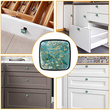 Priorità bassa della natura di primavera in stile vintage Pomelli per Porta Set di 4 Pomelli per Mobili Manopole per Cassetti Cucina Armadio Vetro