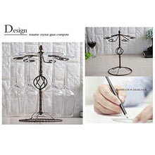 LHQ-HQ Calice cremagliera Bicchiere di Vino Filo Europea cremagliera a Testa in Giù Appeso Titolare Creativo battuto Tazza di Ferro Ornamenti cremagliera Calice Bar KTV