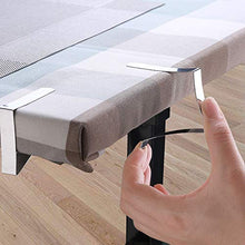 Nuluxi Triangolare Tovaglia Clip Picnic Clips In Acciaio Inox Regolabile Argento Acciaio Inox Morsetti Tovaglia Calzata Per La Festa A Casa Banchetto Di Nozze Picnic All'aperto Campeggio Tovaglia Clip