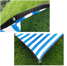 Paralume A Strisce Blu E Bianche, Copertura per Piante A Rete Solare Resistente Ai Raggi UV al 95%, Perfetta per Il Patio da Giardino All'aperto (Dimensioni : 3X5m)