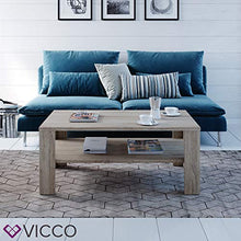 Vicco Tavolino da divano Tavolino da salotto Sonoma Con ripiano Tavolino Divano