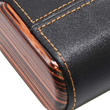 Umidificatore a scatola isolante Casi Portatile Cigar Box Tre sigari importati Cigar Box Cigar Humidor Viaggio Cigar Box Sigaro in Pelle Custodia in Pelle lucidata a Mano in Pelle di Alta qualità