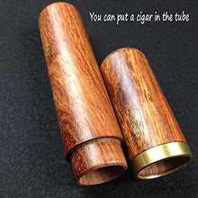 YYYUR Pear Tree Cigar Tube, Moda Portatile Bella Cigar Idratante Tube, 1 Sigaro, Una Domanda su Piccolo Sigaro Tube, (Un Insieme di Tre),Cigardiameter18MM