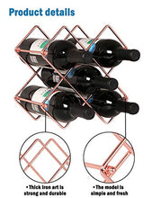 Porta Bottiglie di Vino Scaffale Portabottiglie Vino Metallo per 5 Bottiglie Scaffale per Vini Ideale per Bar Cantina Cucina Dispensa SPDYCESS