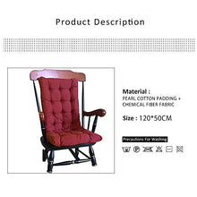 Maalr Cuscini per Sdraio da Giardino, Sdraio Cuscino per Lettino da Giardino Portatile Cuscino Reclinabile Sedia Relaxer Coprisedile per Viaggi Vacanza Interno Esterno, 50x120cm (1-Pezzi, Vino Rosso)
