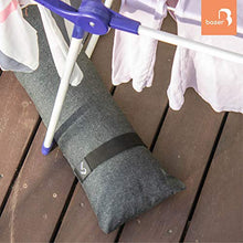 Baser Sacchi di Sabbia rettilineo e riempibili: Peso per ombrelloni, Trampolino, Peso ombrelloni decentrati, stendibiancheria, Alternativa alle Peso Ombrellone da Giardino (Grigio Scuro, 4 x 25 kg)