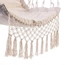 Nordic Style White Hammock Outdoor Interno Giardino Dormitorio Dormitorio Camera da Letto Sedia sospesa per Bambini Adulto Swinging Singola Amaca di Sicurezza