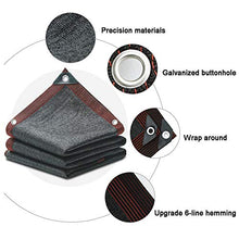 XIAOXIAO Rete ombreggiata Ombra Schermo Solare Spesso Criptato in Rete Schermo Succulento per Balcone per Tetto Schermo per Isolamento Termico per Auto Nero Multi Dimensioni (Size : 3x8m)