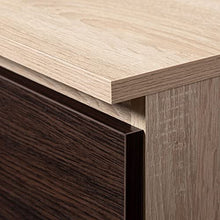 ADGO CL2 Moderno comò/Comodino con 2 cassetti, Lunghezza 40 x Larghezza 35 x Altezza 40 cm, Spessore Pannello 16 mm, Soggiorno, Camera da Letto, cameretta dei Ragazzi, Ufficio (Sonom/Wenge)