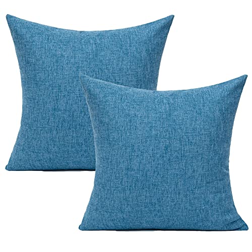 All Smiles Fodere per cuscini da esterno per esterni Coperte per uccelli Decorazioni per uccelli Cuscino decorativo vintage autunnale in cotone e lino 45x45 Set di 2 divani da giardino esterni