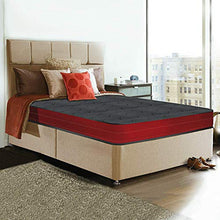 Miasuite Eros Materasso Waterfoam con 2 Cuscini Memory foam, Ortopedico, Dispositivo Medico, Nero/Rosso/Bianco, Matrimoniale 160 x 190 x 20 cm