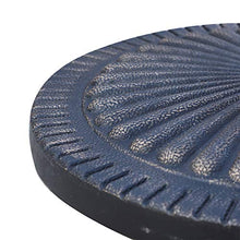 Outsunny Base per Ombrellone Diametro 3,8-4,8cm Motivo Floreale con Manopola Peso 15KG da Giardino Resina 49x32cm