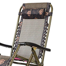 2 in 1 Lettino Prendisole Pieghevole Reclinabile Da Giardino Da Esterno Campeggio Schienale Regolabile Con Poggiatesta Rimovibile,Poltrona Relax Reclinabile A Gravità Zero,Portata 150 Kg