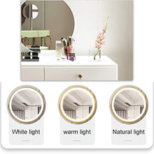 ZRN Modern Simplicity Toeletta con cassetto Specchio Regolabile Mobili per Camera da Letto Trucco Cosmetics Dresser, White