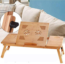 Tavolo da picnic all'aperto Laptop Vassoio regolabile Bamboo Computer Stand Computer Portatile Desk Pieghevole Taccuino Desk Desk Tavolo portatile per letto Divano Vassoio Tavolo Picnic Studiabile Tav