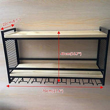 LLT Wine Rack, Cremagliera Della Decorazione Della Parete Della Novità, Wine Rack Mensola Di Vetro a Parete Fissaggio Bottiglie Multi-Funzionale Mensola Del Vino e Calici Ristorante Bar