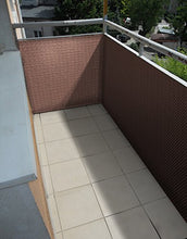 Haga® Rattan PE frangivista per balcone Antracite 0,9 m Br.Vendita al metro.