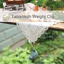 Set di 4 mollette per tovaglia, decorazione per la casa, resistente all’aperto, antivento, per picnic, uccelli, in ghisa, antiruggine, multifunzione, per uso esterno