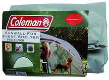 Parete laterale per Coleman Event Shelter XL ed Event Shelter Pro XL 4,5 x 4,5 m, 1 gazebo laterale, parasole, impermeabile, argento