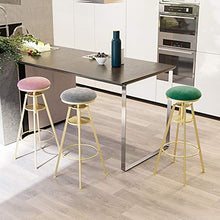 XINGLEI Sgabelli da Bar, Sgabello Alto, Sedia da Bar Moderna, sedie da Bar con Schienale Alto da Cucina in Ferro, Alzata a Gas Girevole Regolabile, con Schienale e poggiapiedi