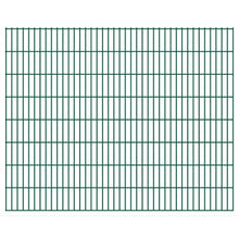 honglianghongshang Barriere e recinzioni Pannelli per recinzioni Pannello di Recinzione 2D Giardino con paletti 2008x1630 mm 40m Verde