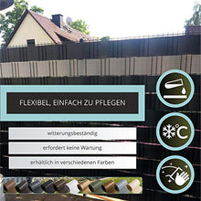KADAX Nastro per recinzione in resina Technorattan, 19 x 255 cm, 10 colori, strisce di protezione dalla privacy, rullo per la privacy, paravento per balconi, terrazze, recinzioni da giardino (miele)