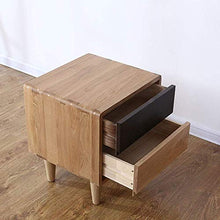 XUSHEN-HU Comodino 2 cassetti Design in Legno Stand dell'organizzatore di immagazzinaggio Notte for Camera Tavolo d'angolo