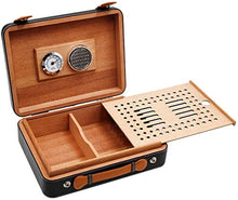 STBAAS Piccole Humidor for sigari, Cedar Fodera Hand-Held Cigar Box di stoccaggio, Segmentazione Stecca Seal Design, for Le Diverse Cigar Bagagli