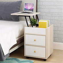 Comodini Camera Sollevamento Rimovibile Comodino Comodino Armadio con 2 cassetti Premium per Soggiorno, Camera (Color : Cedar, Size : 40x40x57cm)