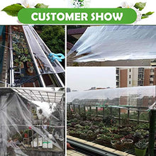 Telo MYAN Impermeabile, Telone Protezione per Esterno Antipolvere Antipioggia Tarp, All'aperto Balcone Le Tende con Occhielli, Baldacchino Film per Copertura Vegetale