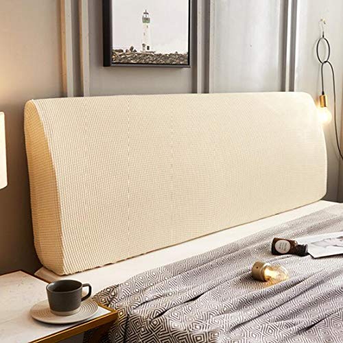 Copritestiera Letto Copertura, Fodera per Testiera Elasticizzata, Fodera per Testiera Lavabile Resistente Ai Graffi E alla Polvere,J-180cm